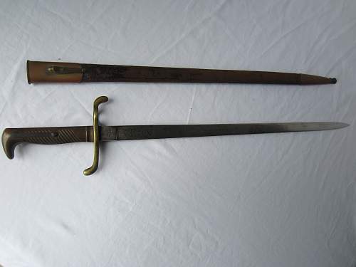 Rifles, swords, and bayonets