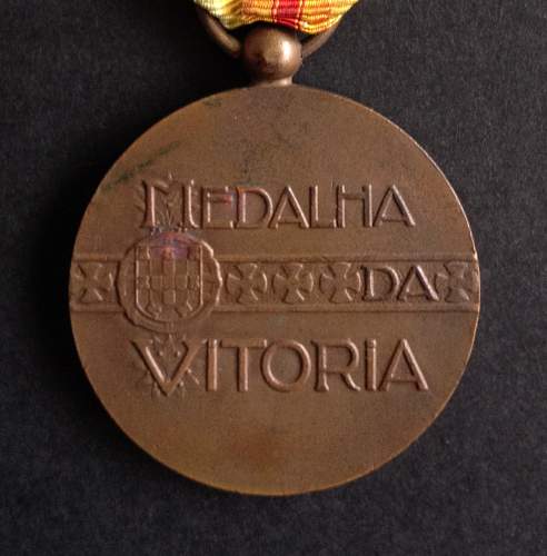 Portuguese Victory Medal Collection