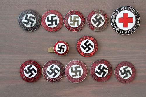 My collection of NSDAP badges.