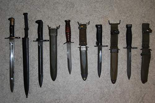 My collection of edged weapons