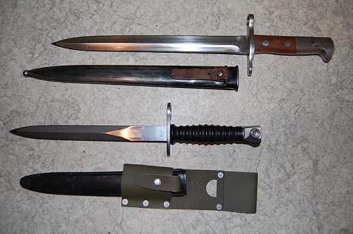 My collection of edged weapons