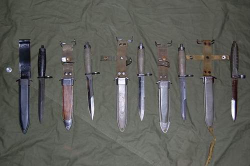 My collection of edged weapons