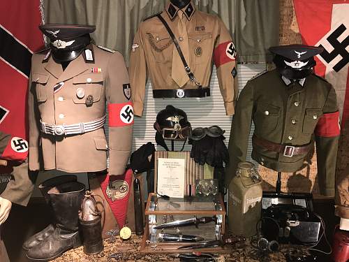 WWII Third Reich Display Room - Complete