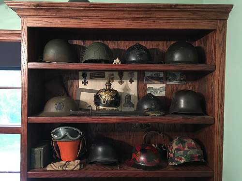 My helmet and medal collection