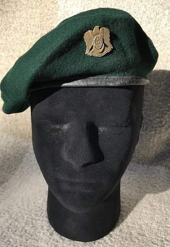 Arab army headgear from the Arab / Israeli wars