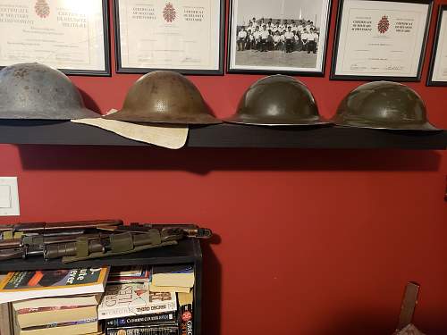 Canadian army issued helmets