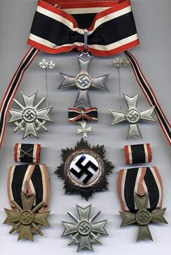 My Small Collection of War Merit Crosses