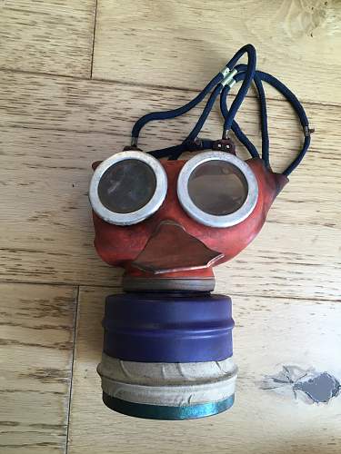 Black 'Mickey Mouse' Gas Mask