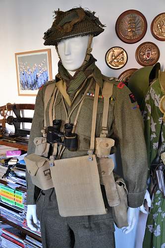 WW2 British Officers Uniform and Equipment