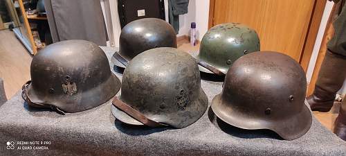 My steel helmets collection