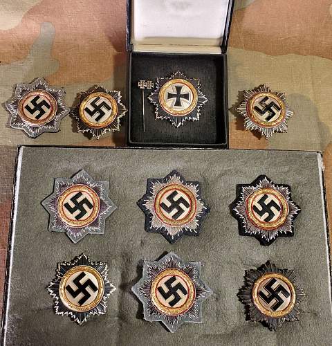German Crosses in Gold