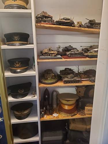 My small collection of pre-WW1 U.S. 1902-1912 officers caps