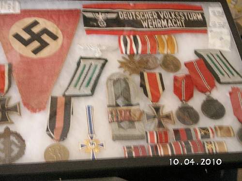 Mutterkreuz,  RAD items and EKII display