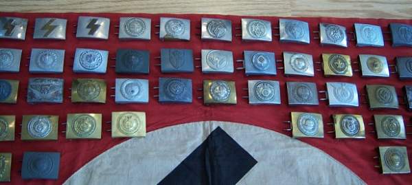 My buckle collection!