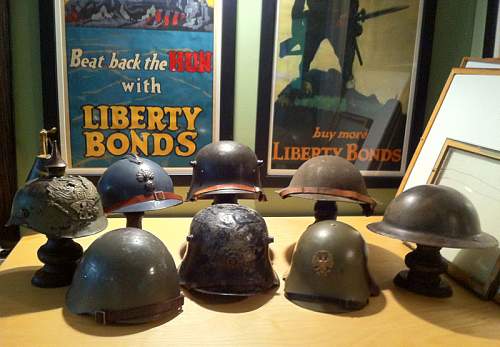 My collection of Helmets -1913/1945