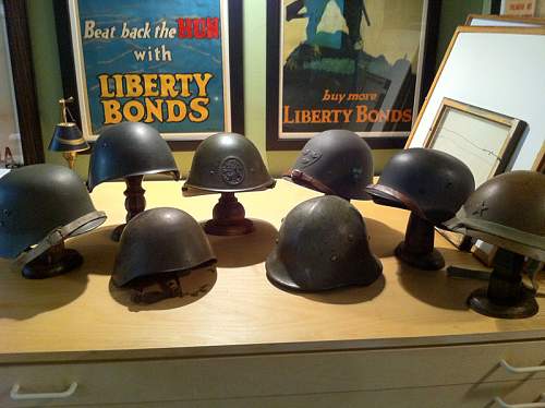 My collection of Helmets -1913/1945