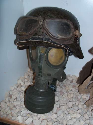 my collection of helmets and gasmasks