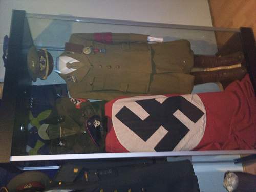 Some of my uniform collection on mannequins
