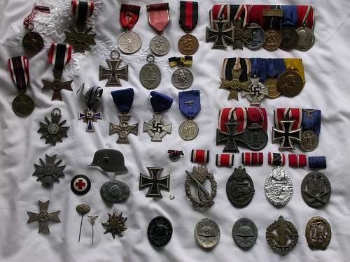 Medal collection: Third Reich, Imperial, Irish, World etc.