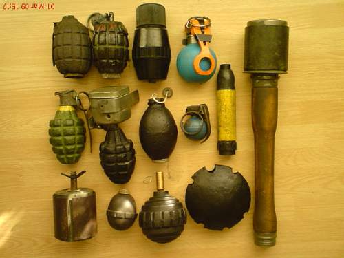 My grenade collection