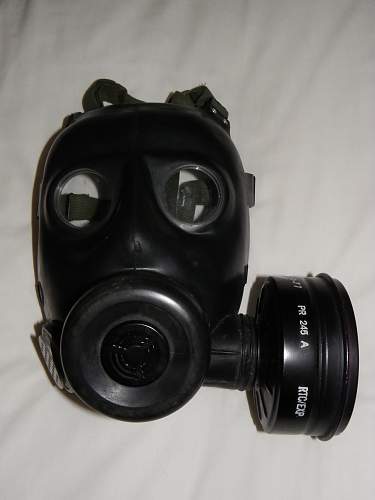 Some rare pieces from Post WW2 British Gas Mask Developement