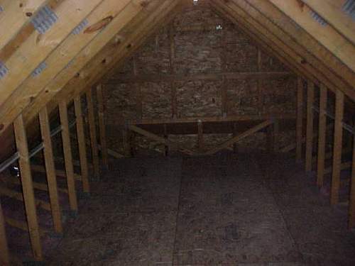 Another attic used for storage......