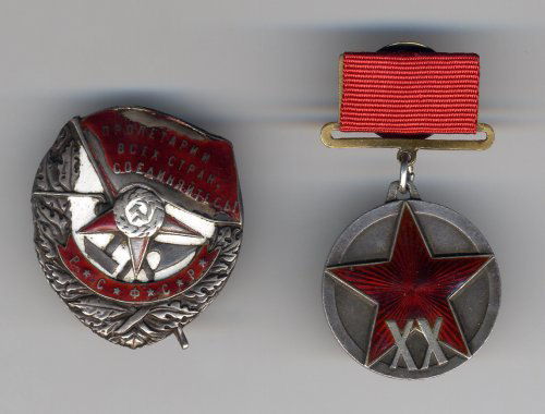 Some of my Soviet medal groups