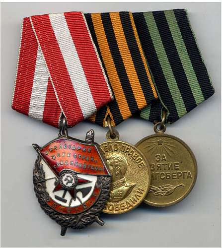 Some of my Soviet medal groups