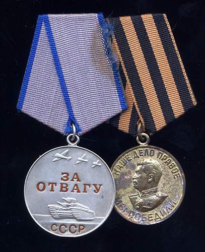 Some of my Soviet medal groups