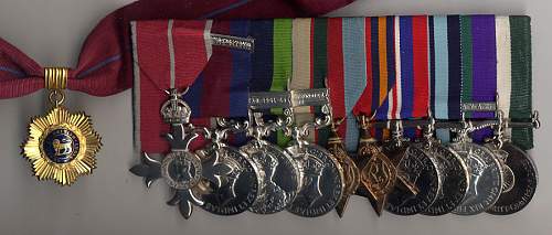 WWII Indian Army medal groups