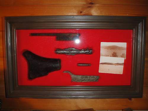 Relic MG34 parts/accesory display case