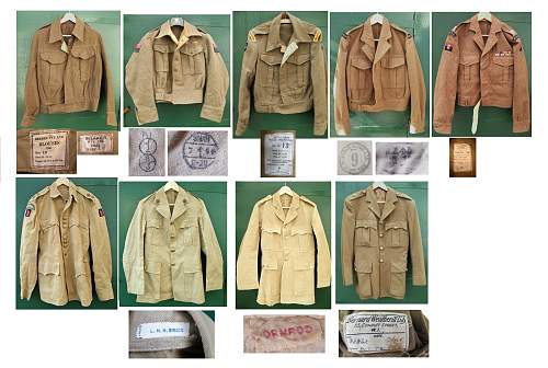 British &amp; commonwealth tunic collection