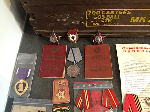 My Soviet and German medal collection