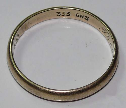 Wartime WWII Period Ring