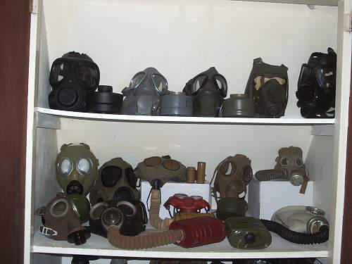 My Gas Mask Collection/Display