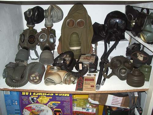 My Gas Mask Collection/Display