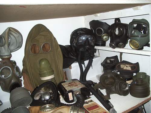 My Gas Mask Collection/Display