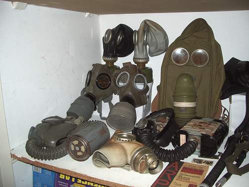 My Gas Mask Collection/Display