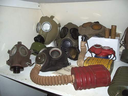 My Gas Mask Collection/Display