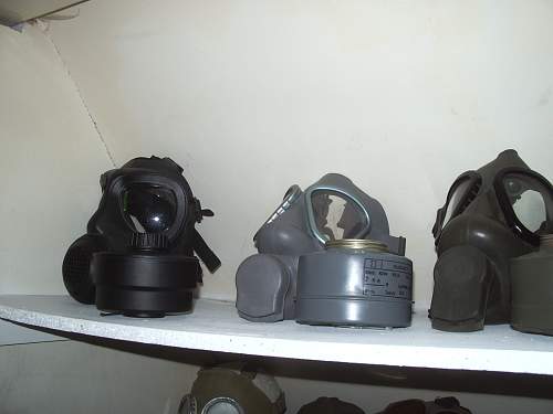 My Gas Mask Collection/Display