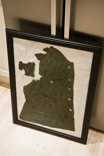 Framed Küstenartillerie uniform