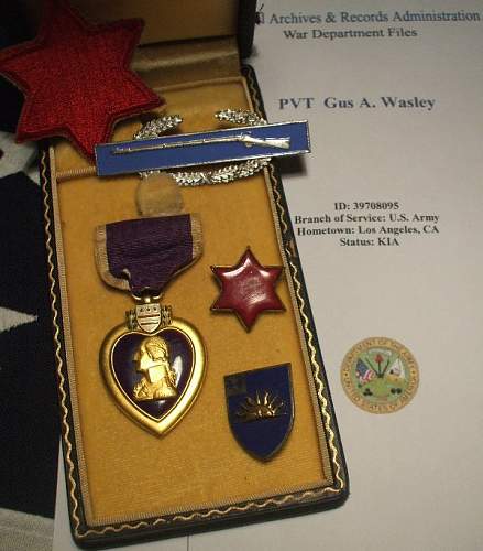 My U.S WW2 collection. Mainly POW and KIA Medal groupings