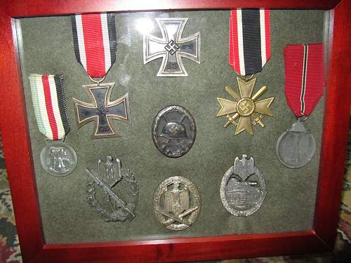 My modest Orders &amp; Decorations of the Third Reich display