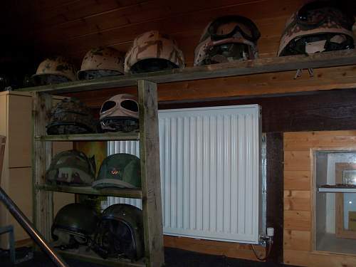 my world  helmet collection