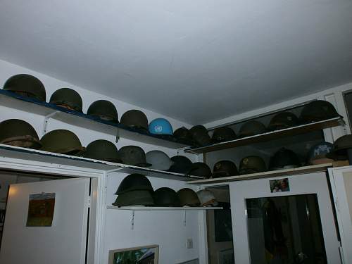 My helmet collection so far..
