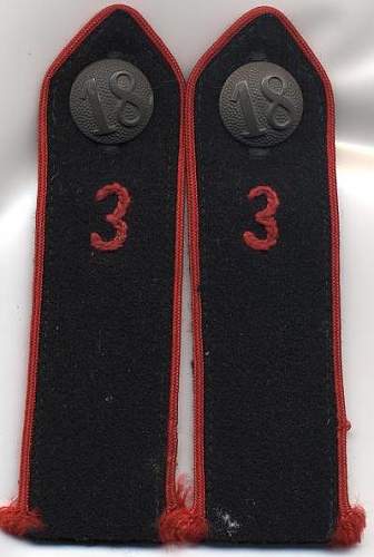 Collection of Post 1939 Hitlerjugend Shoulder Straps of the Allgemeine Hitlerjugend