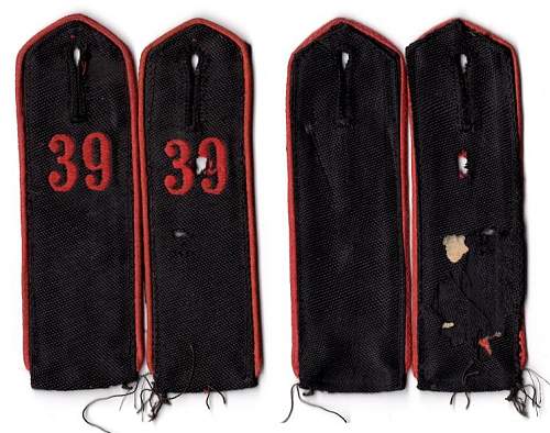 Collection of Post 1939 Hitlerjugend Shoulder Straps of the Allgemeine Hitlerjugend