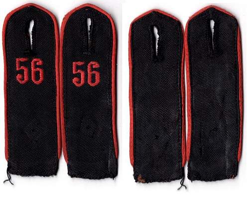 Collection of Post 1939 Hitlerjugend Shoulder Straps of the Allgemeine Hitlerjugend