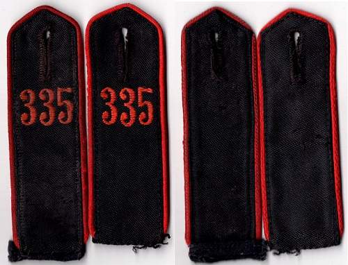 Collection of Post 1939 Hitlerjugend Shoulder Straps of the Allgemeine Hitlerjugend