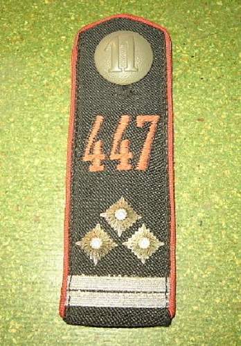 Collection of Post 1939 Hitlerjugend Shoulder Straps of the Allgemeine Hitlerjugend